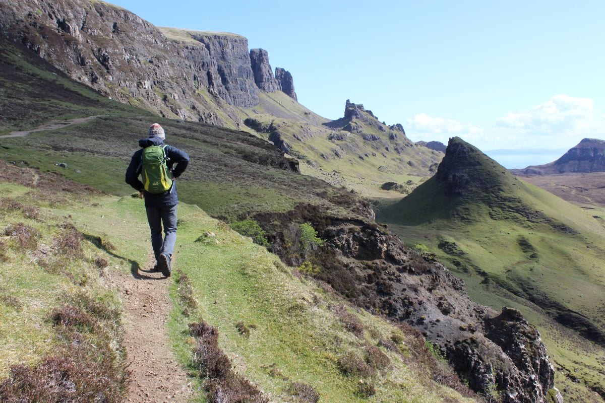 Wanderung auf dem Quiraing auf der Isle of Skye