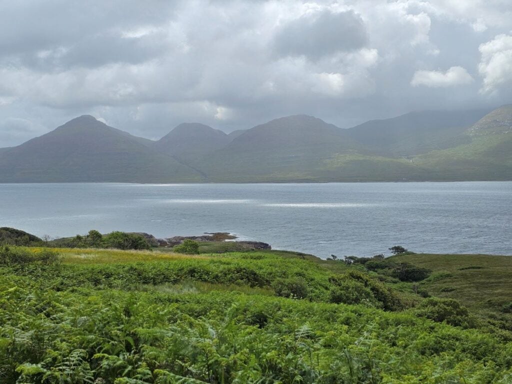 Regen und Sonne in Schottland im August
