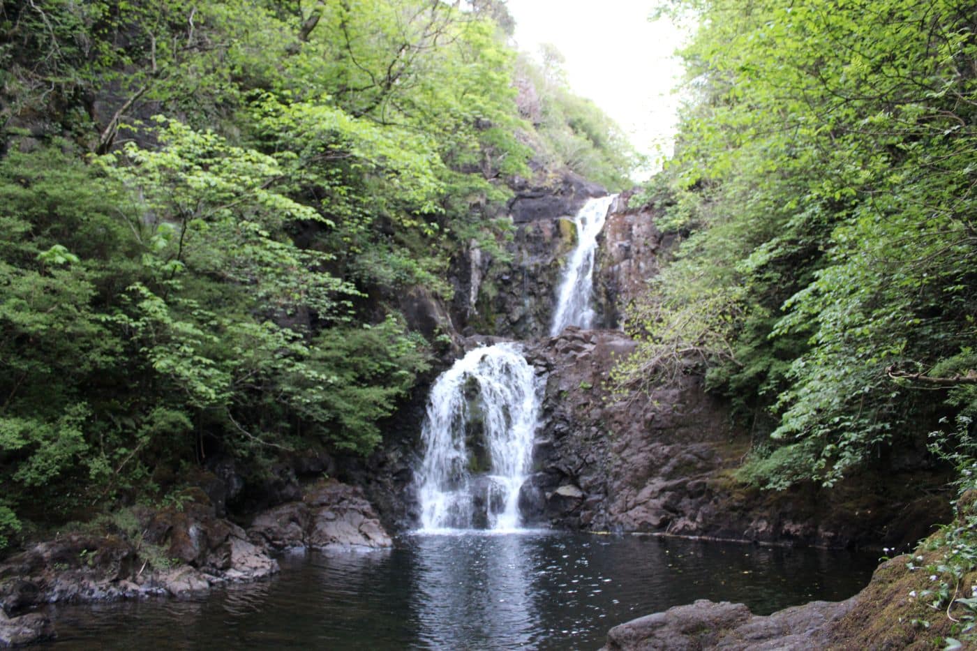 Rha Waterfall auf der Insel Skye