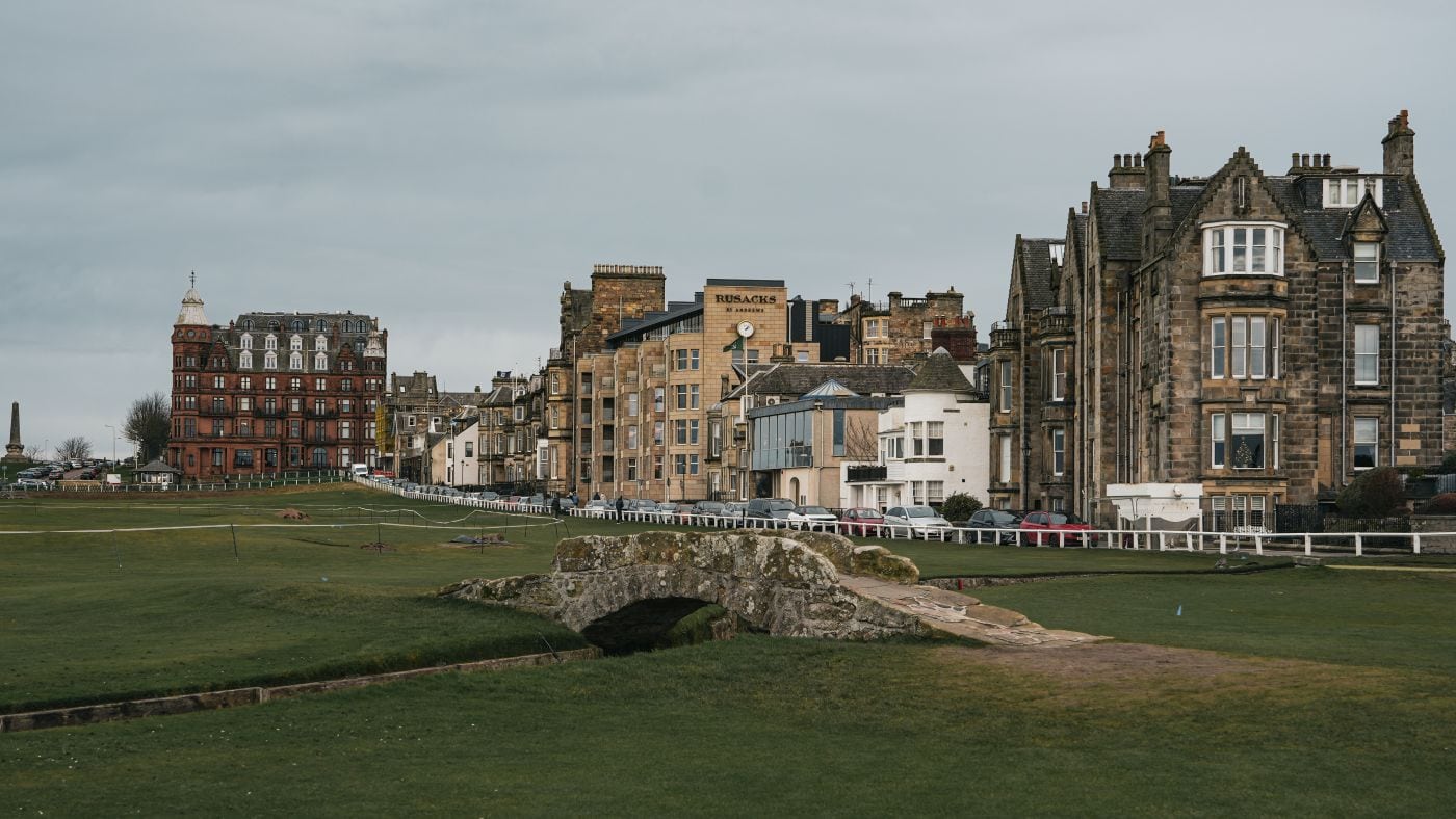 Swilican Bridge am Golfplatz Old Course in St Andrews