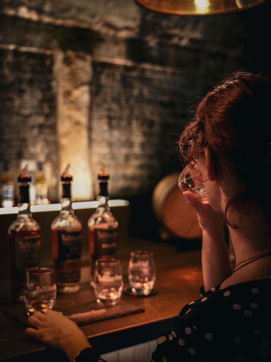 Whisky-Bar in der Tullibardine Destillerie