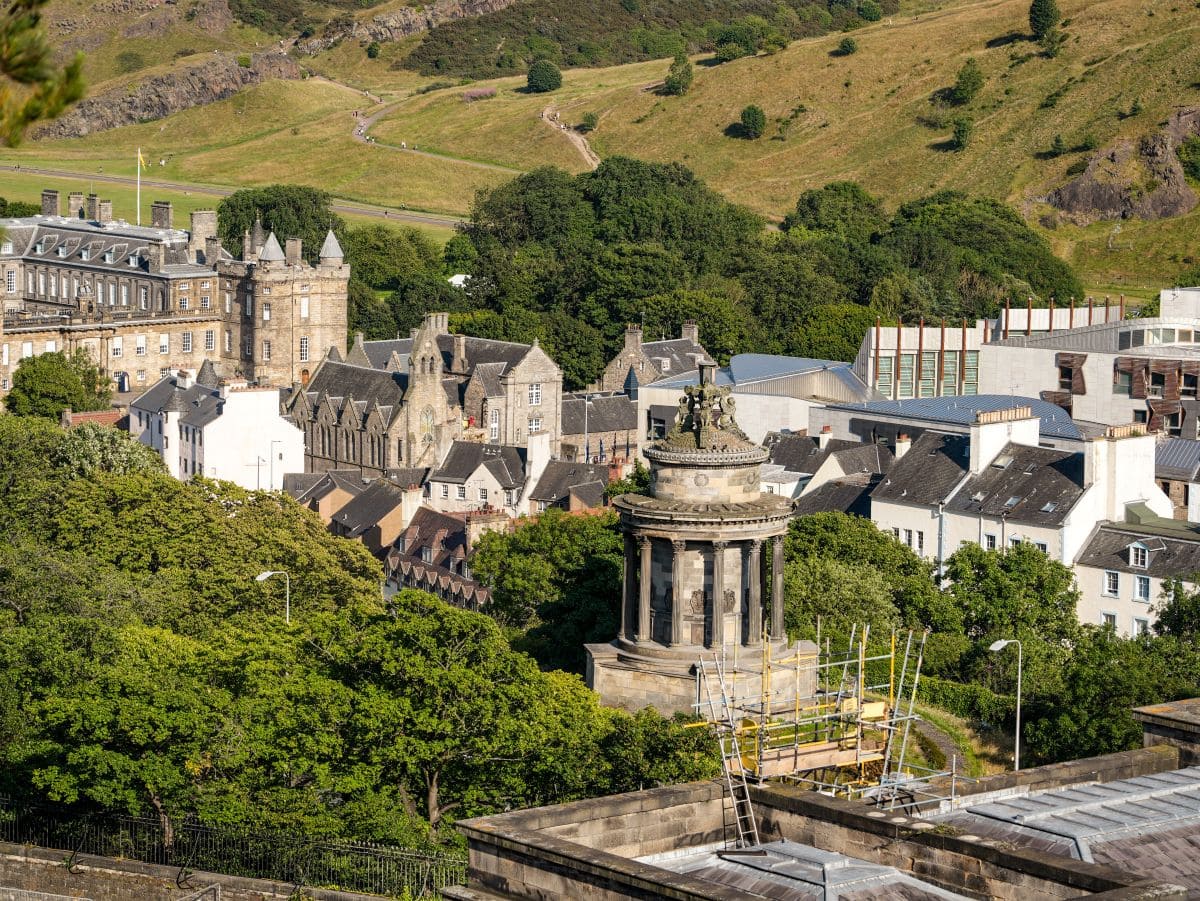 Burns Monument auf dem Calton Hill