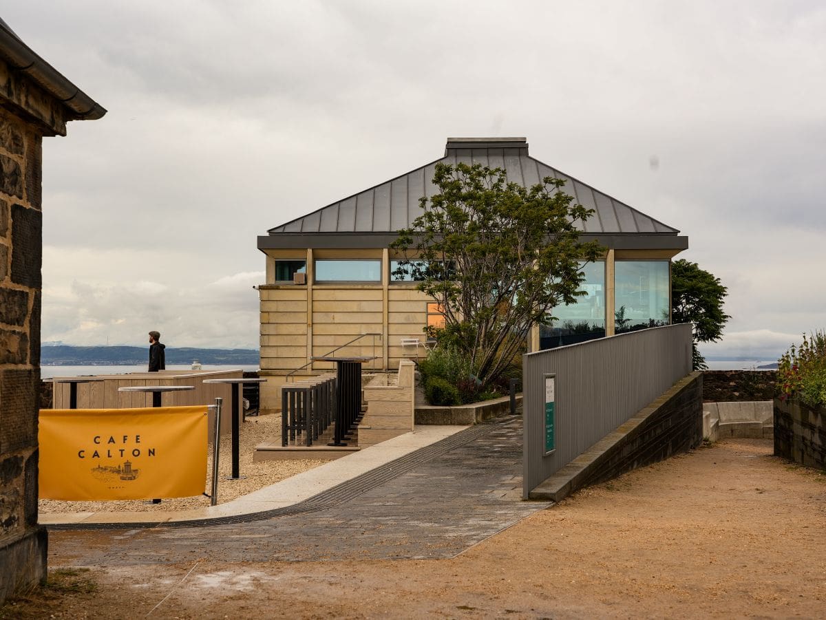 Das Café Calton, ein Café auf Calton Hill