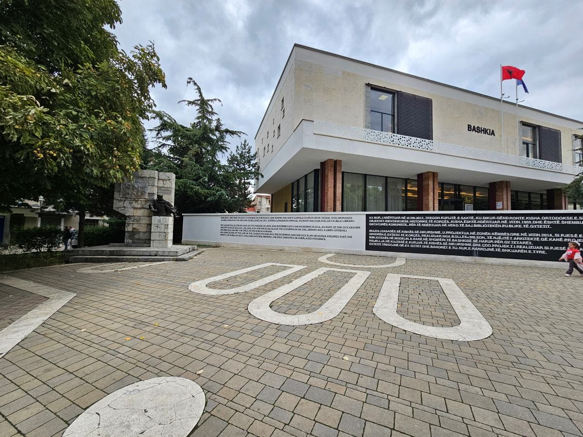 Grundriss der ehemaligen Shen-Gjergji-Kirche