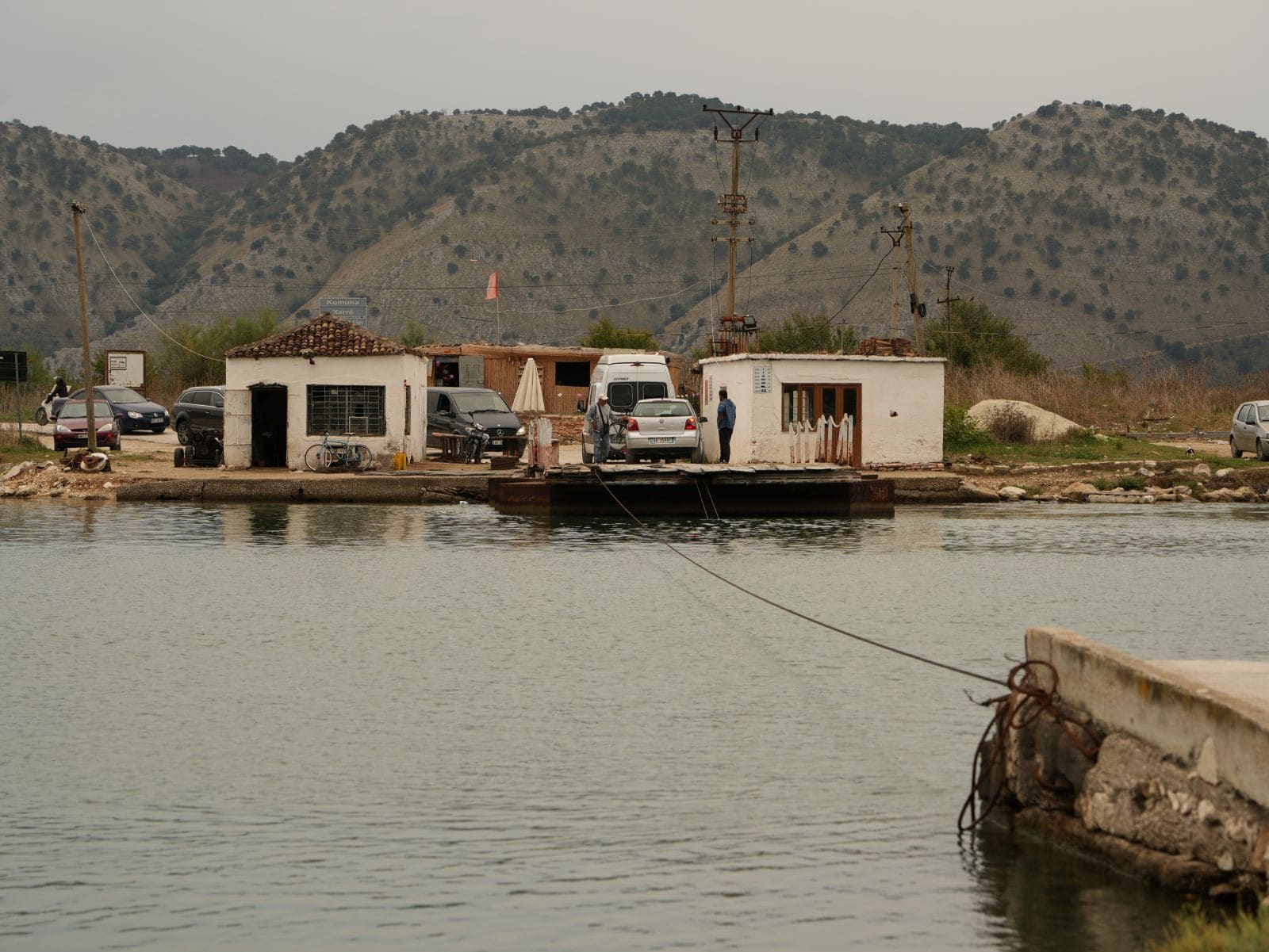 Die kleine Fähre bei Butrint