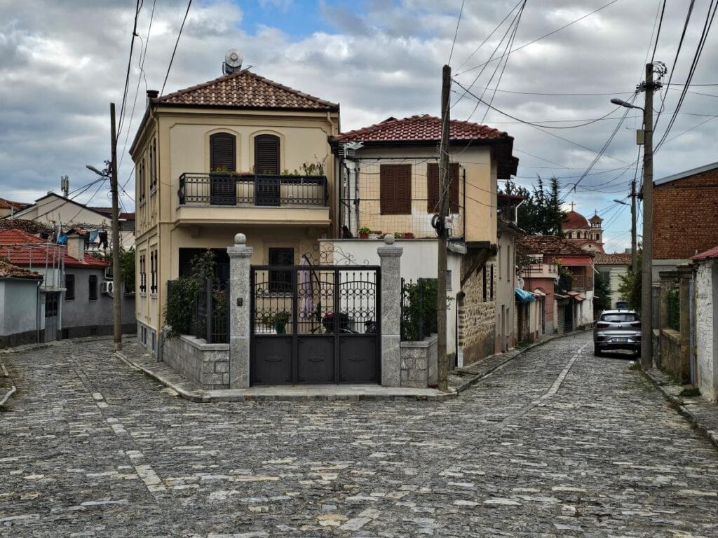 Stadthaus in der Altstadt von Korca