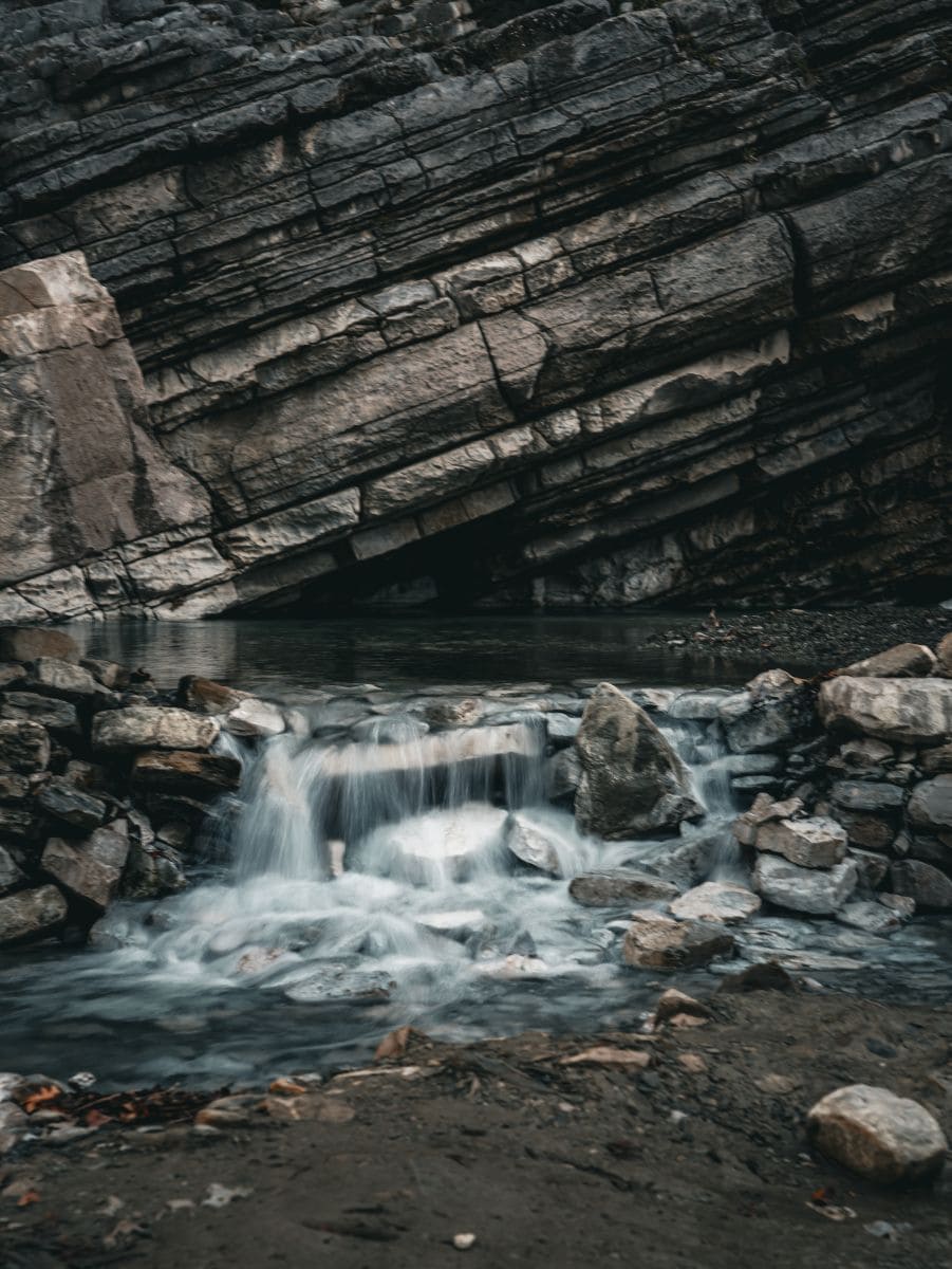 Schöne Natur an den thermalquellen von Permet