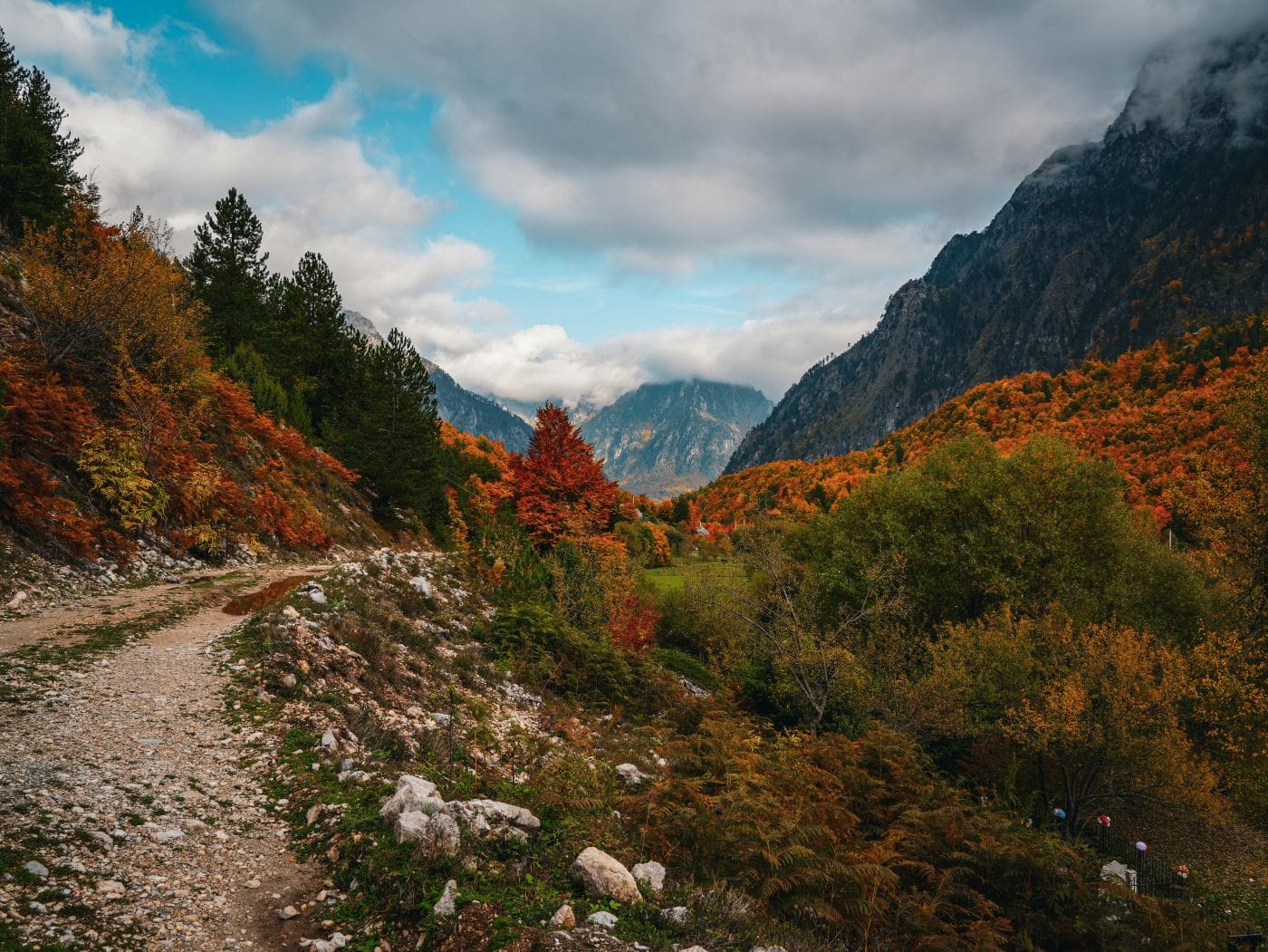 Das Tal von Valbona in Albanien