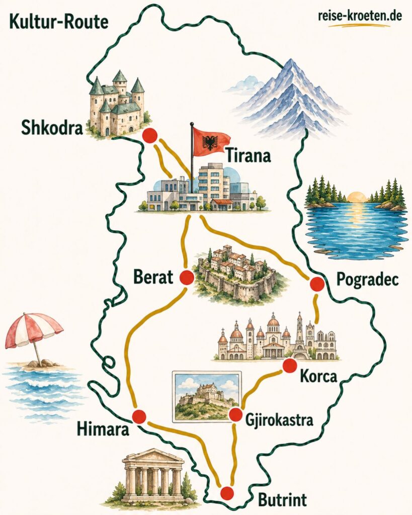 10 Tage Albanien Rundreise mit Fokus auf Kultur-Erlebnissen