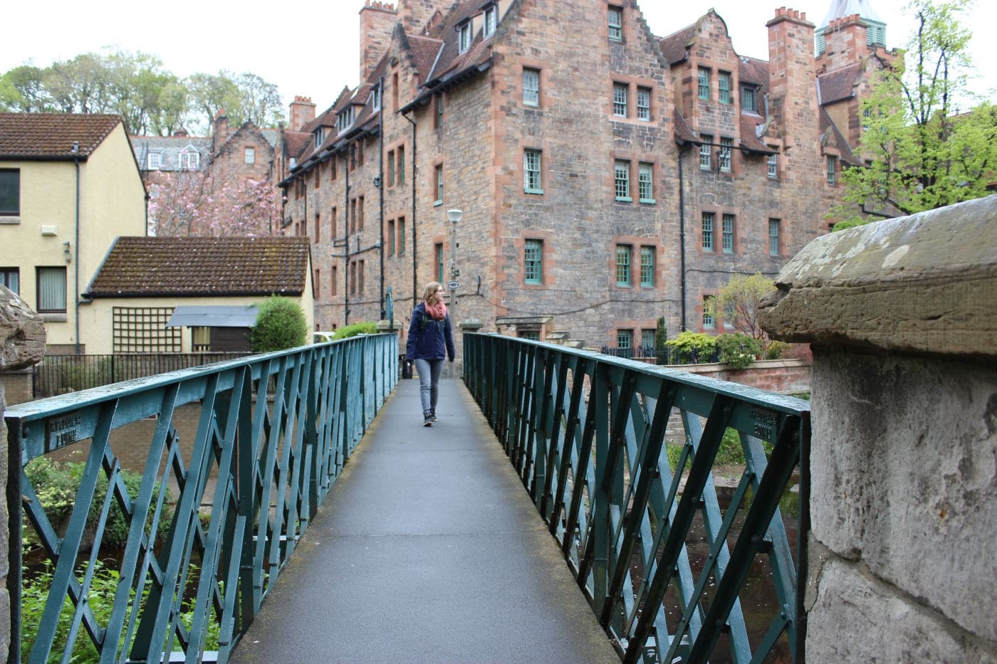 Der bekannte Fotospot im Dean Village in 2019, vollkommen menschenleer