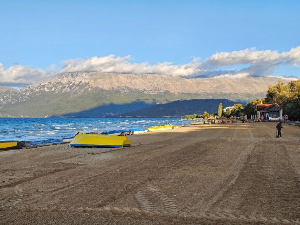 Der Ohridsee in Albanien