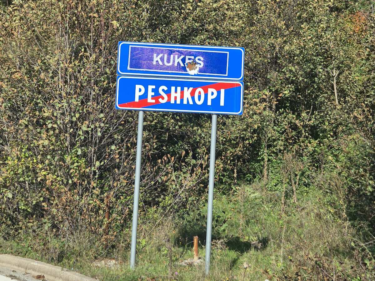 Anreise von Peshkopi nach Kukes in Albanien