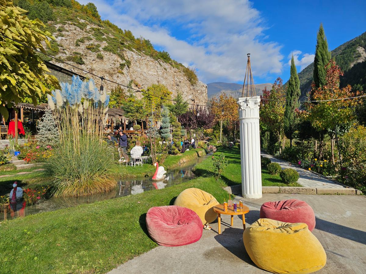 Der Dibra Park in Peshkopi