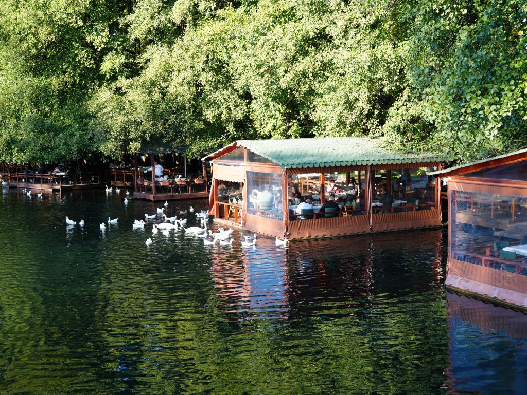 Drilion Park in Tushemisht, Albanien