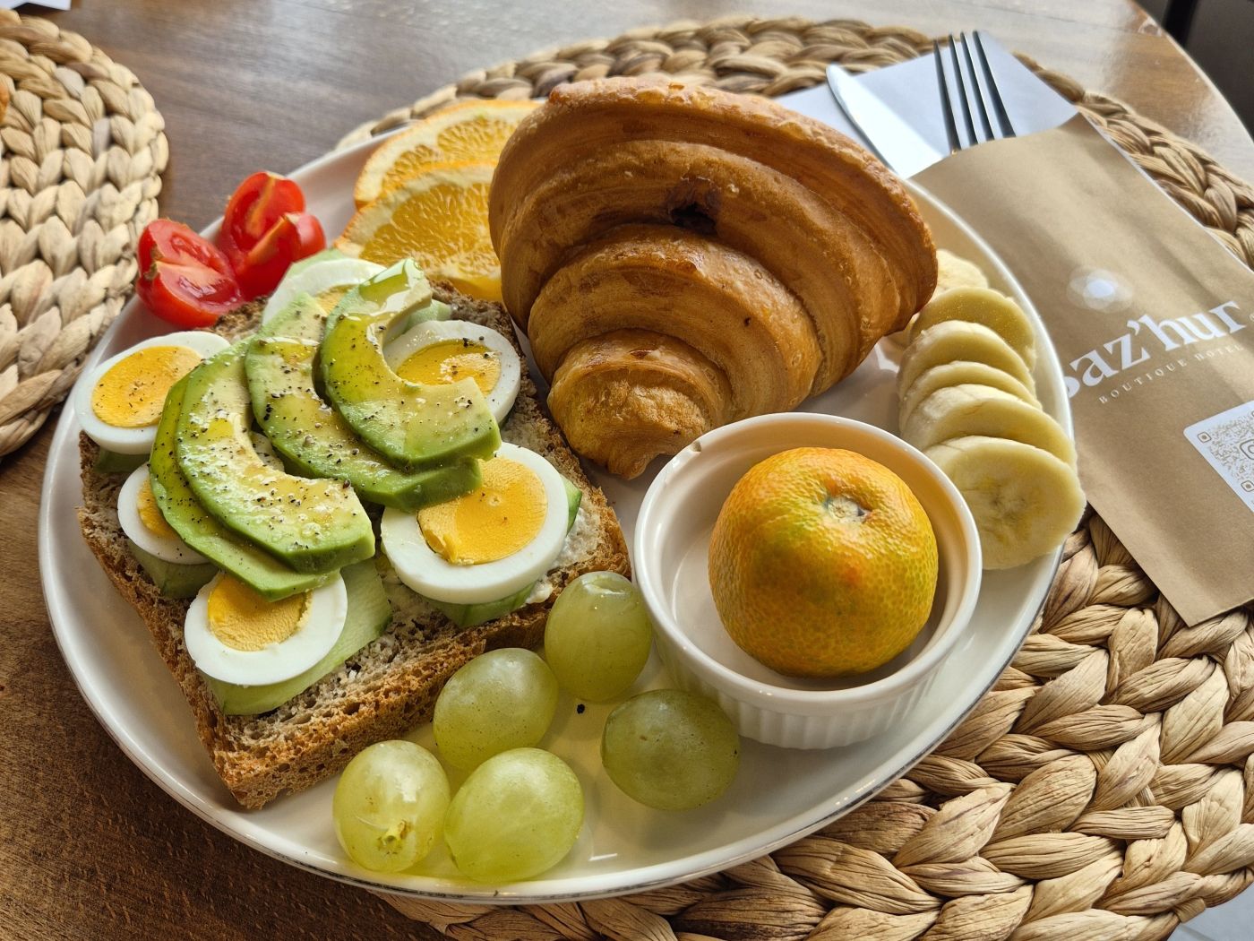 Frühstück im Baz Hur Hotel in Kukes, Albanien