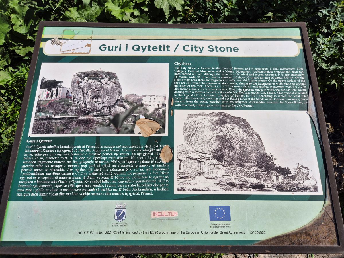 Geschichte des Stadtfelsen von Permet
