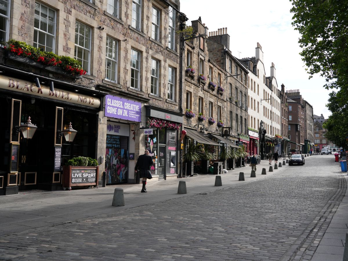 Der Grassmarket in Edinburgh