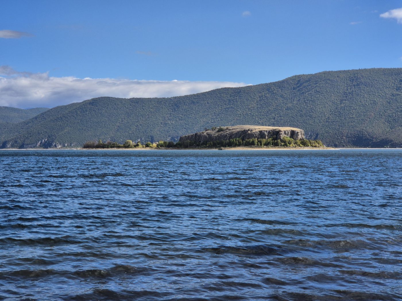Die Insel Maligrad im Prespasee