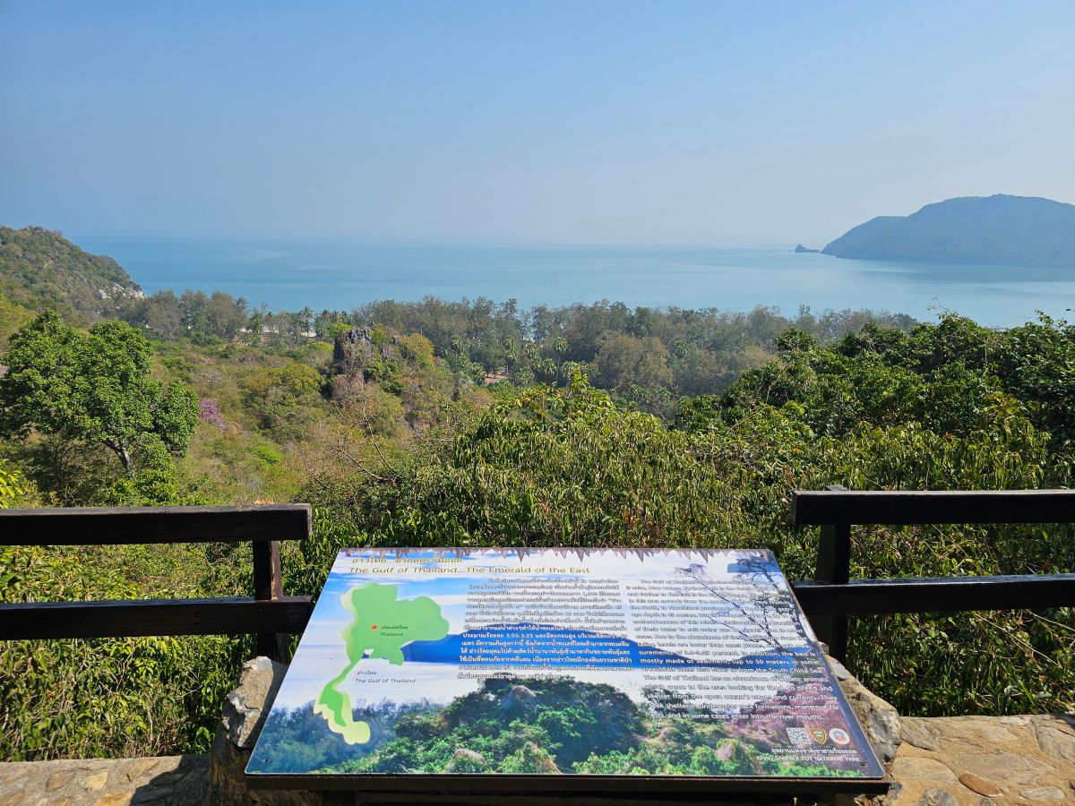Aussichtspunkt auf der Wanderung zur Phraya Nakhon Cave