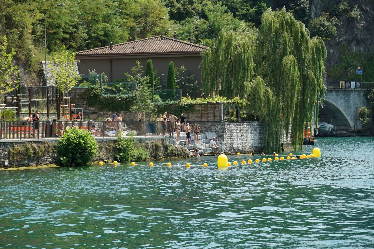 Badestelle in Cassarate
