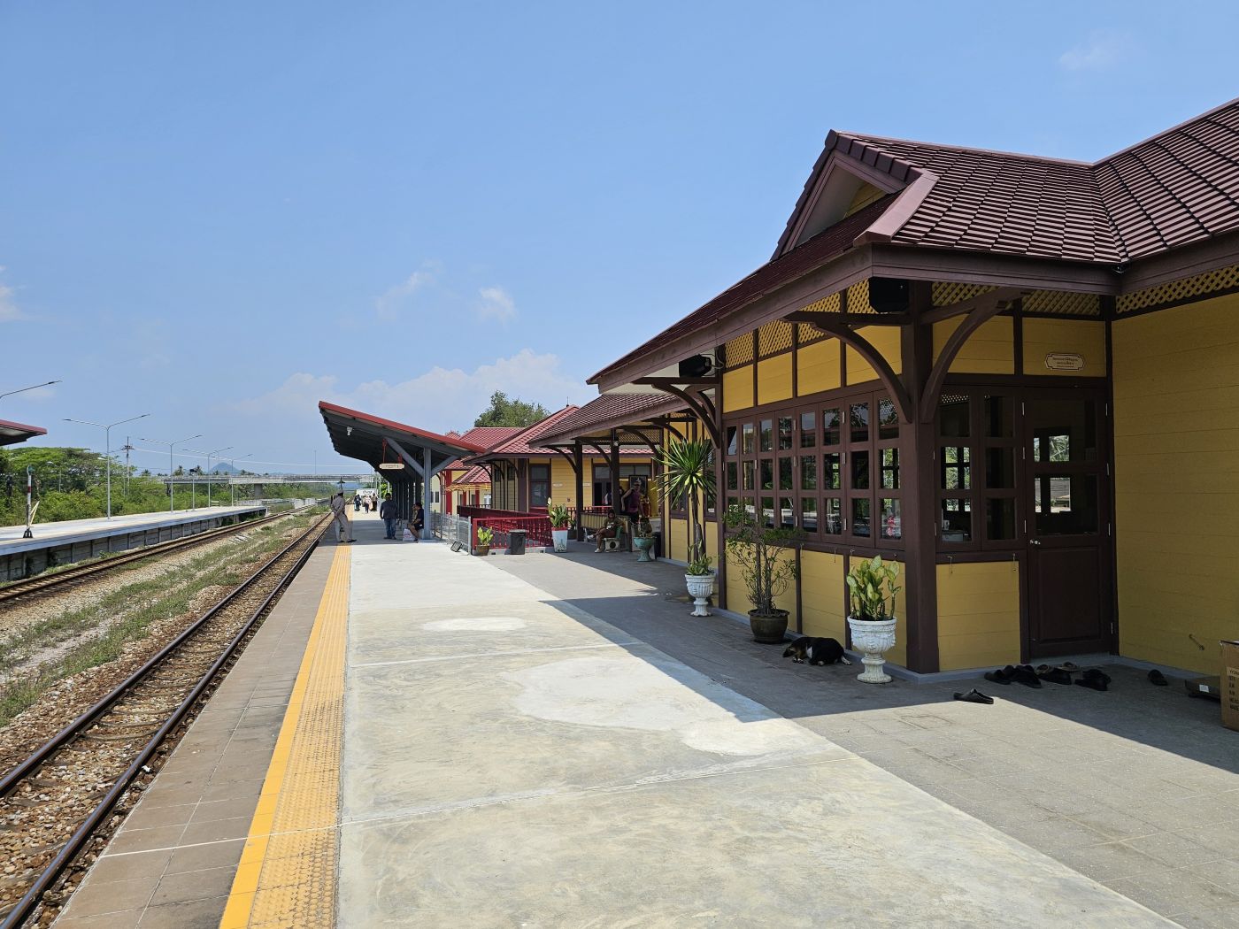 Bahnhof von Ban Krut, Thailand