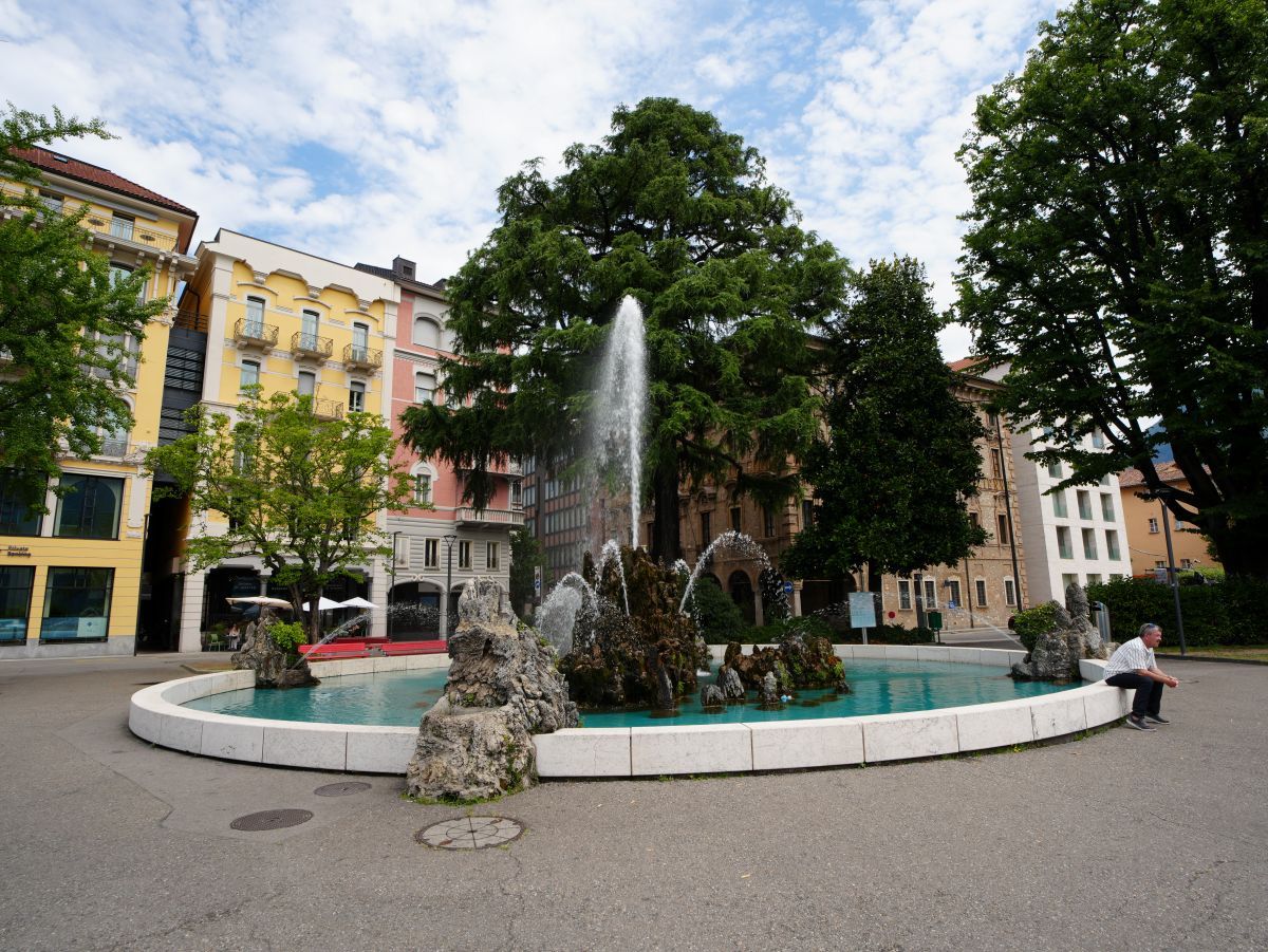 Brunnen in Lugano
