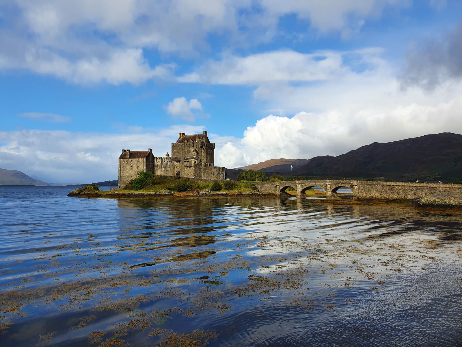 Eilean Donan Castle, Schottland, im Oktober