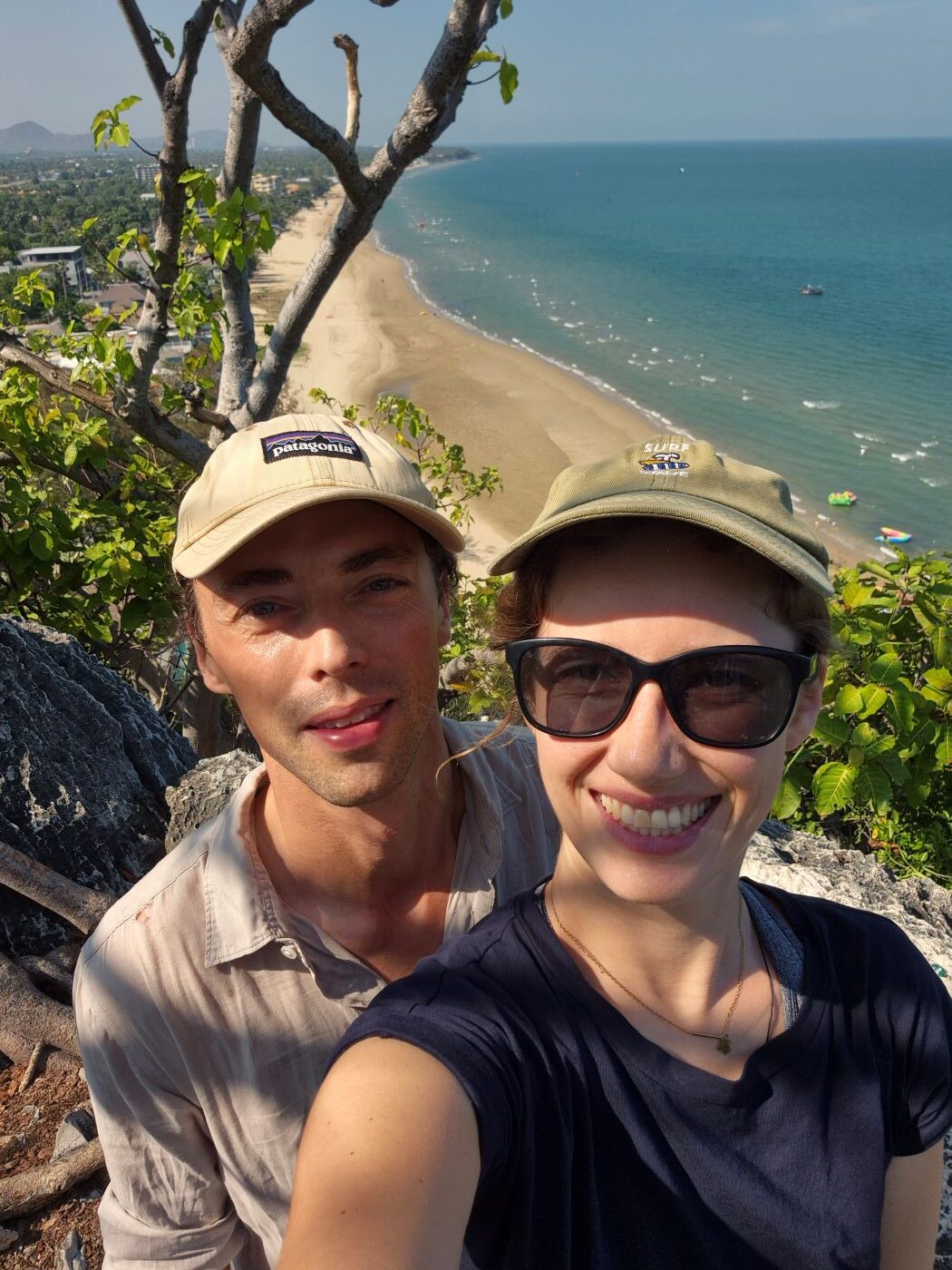 Aussichtspunkt am Khao Kalok Felsen in Pran Buri, Thailand