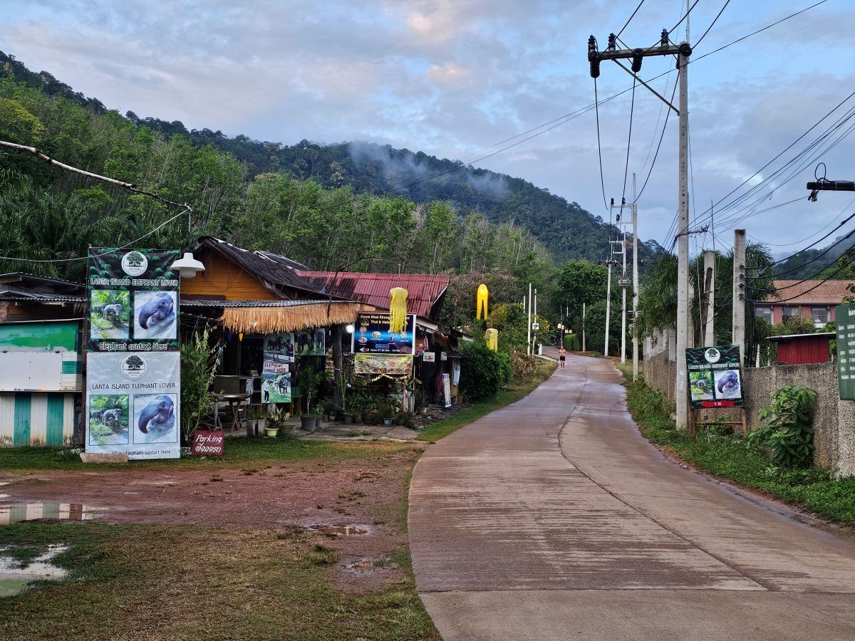 Der Ort Khlong Chak auf Koh Lanta