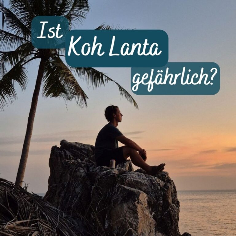 Wir zeigen, welche Gefahrenquellen auf Koh Lanta bestehen und wie man sie vermeidet: Tiere, Meer, Straßenverkehr & Co.