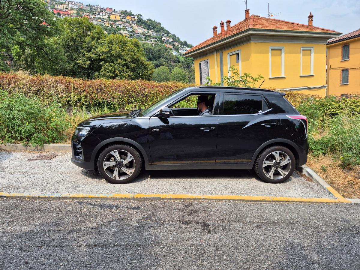 Unser Mietwagen in Lugano