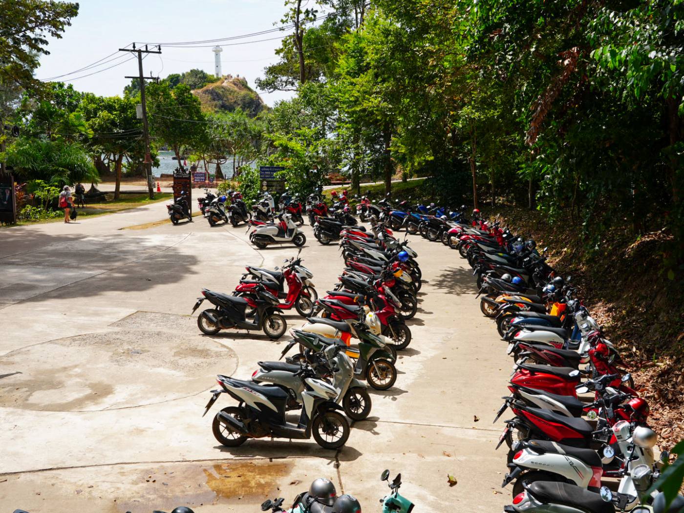 Parkplatz im Mu Koh Lanta Nationalpark