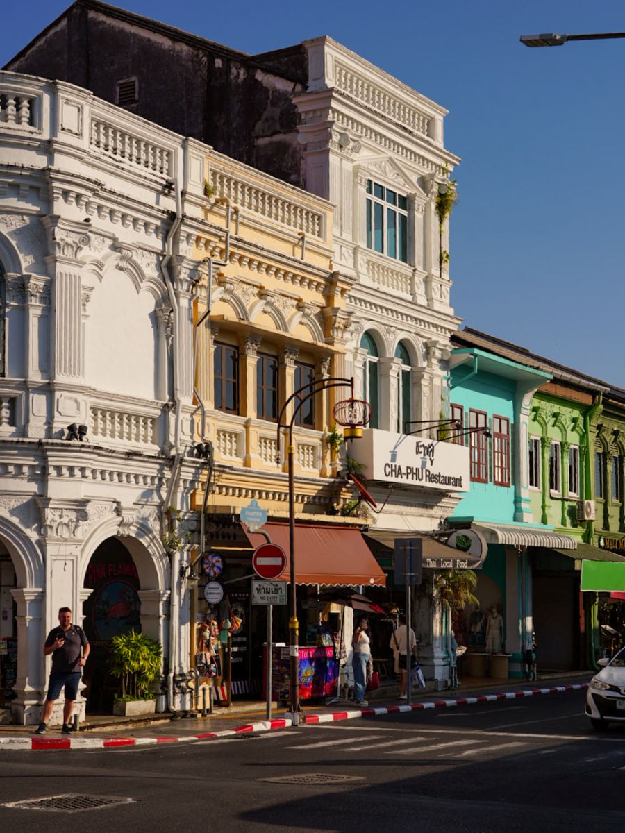 Wunderschöne Häuser in Phuket Old Town