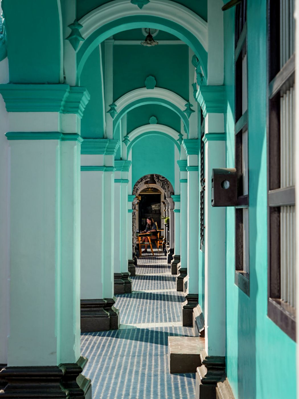 Rundbogengang in Phuket Oldtown