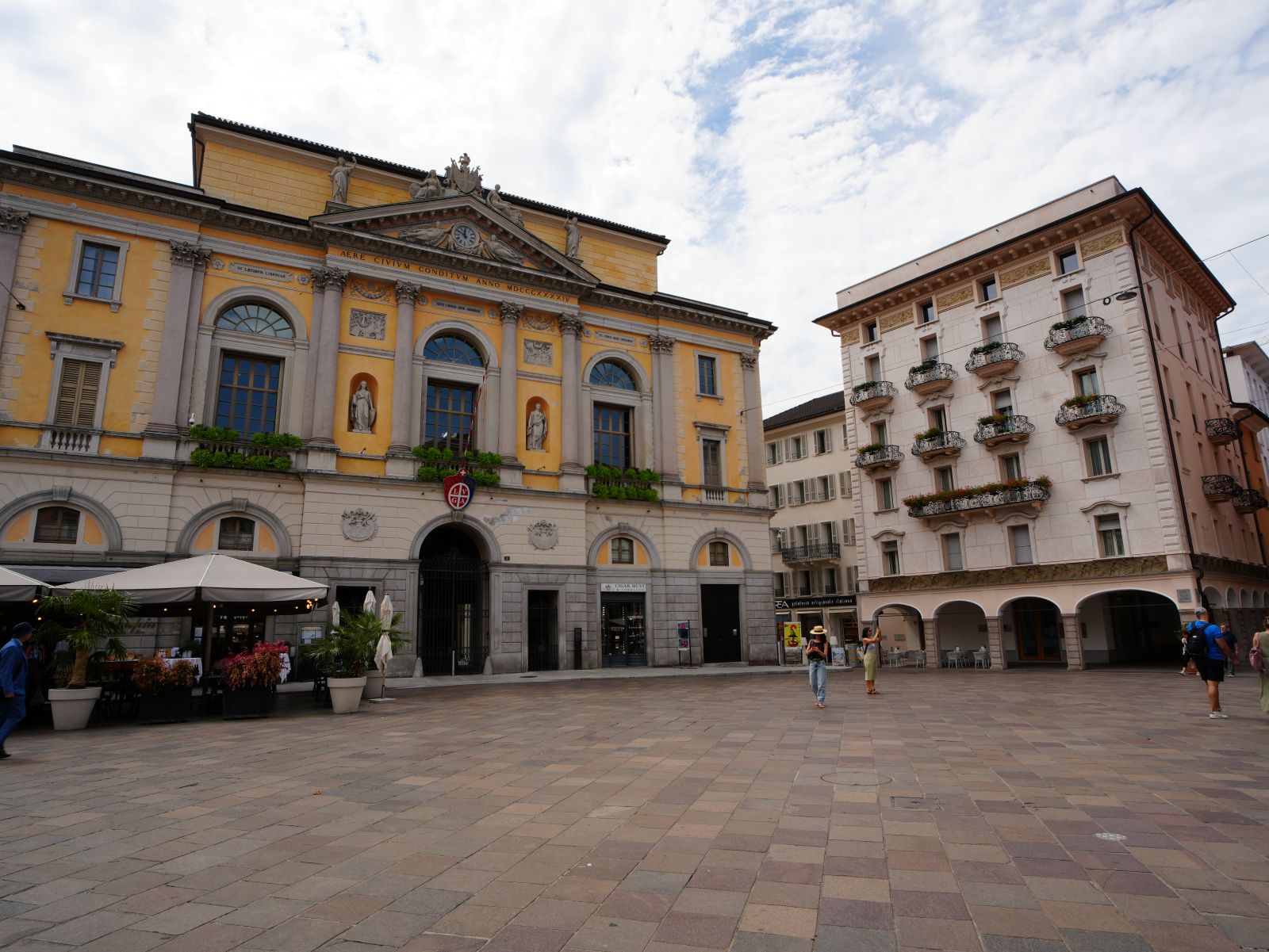 Piazza della Riforma in Lugano