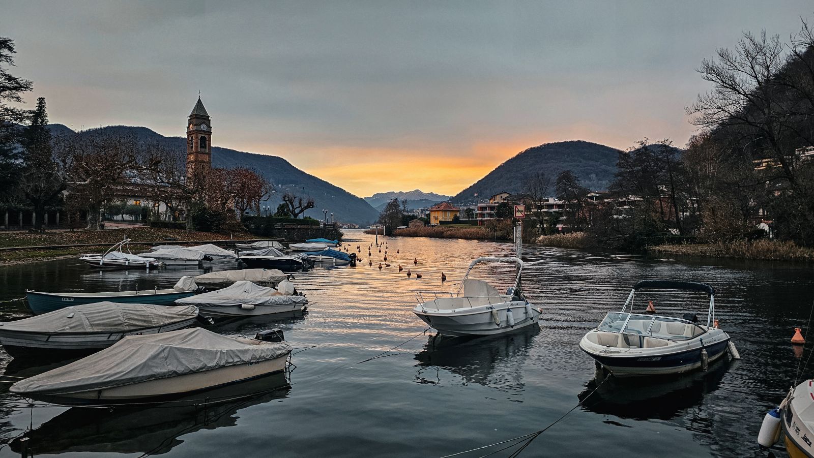 Ponte Tresa am Luganersee