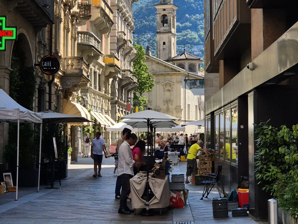 Wochenmarkt in Lugano