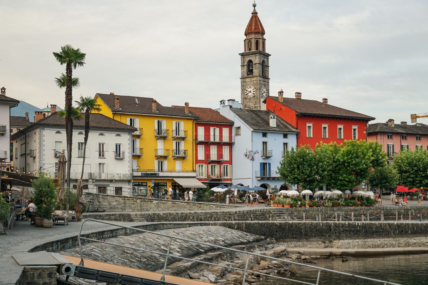 Die Seepromenade von Ascona