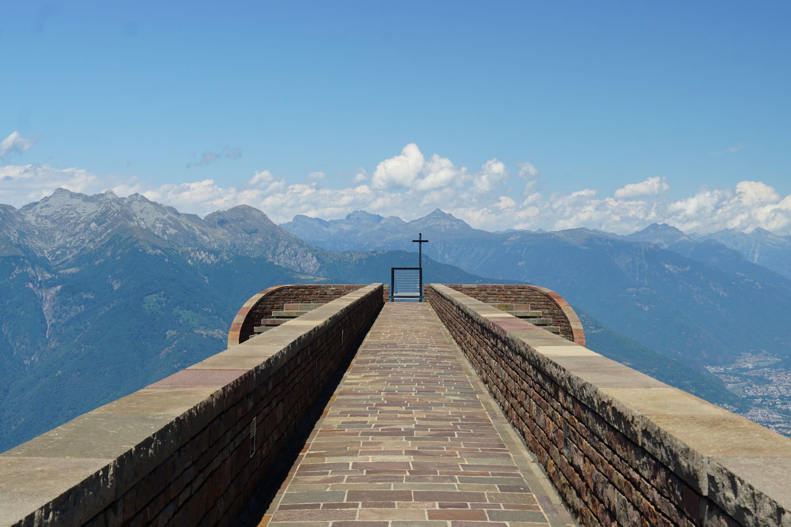 Aussichtsplattform auf dem Monte Tamaro