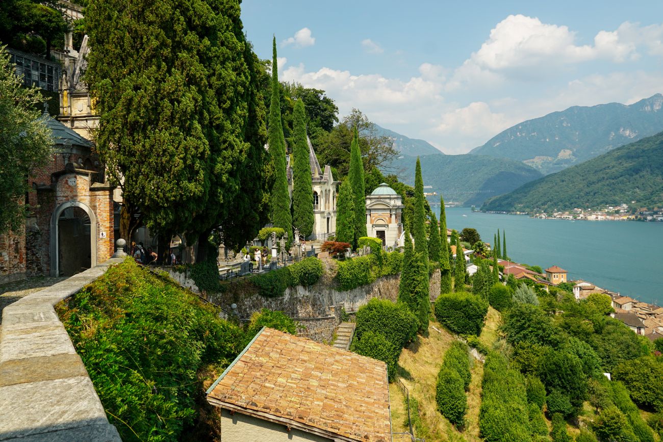 Ausblick von der Kirche in Morcote