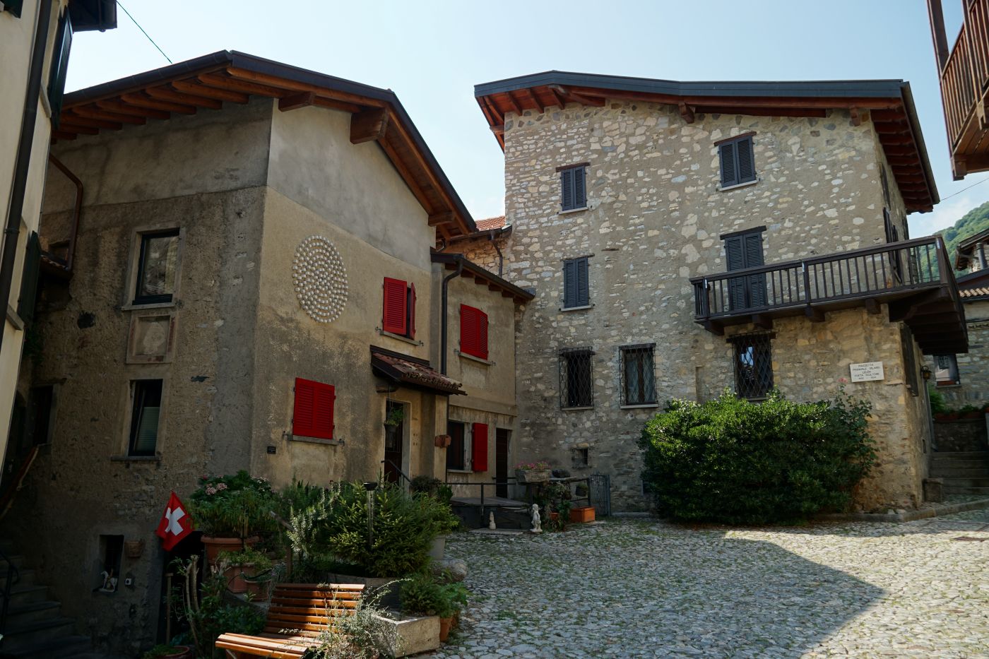 Im Dorf Brè, nahe Lugano