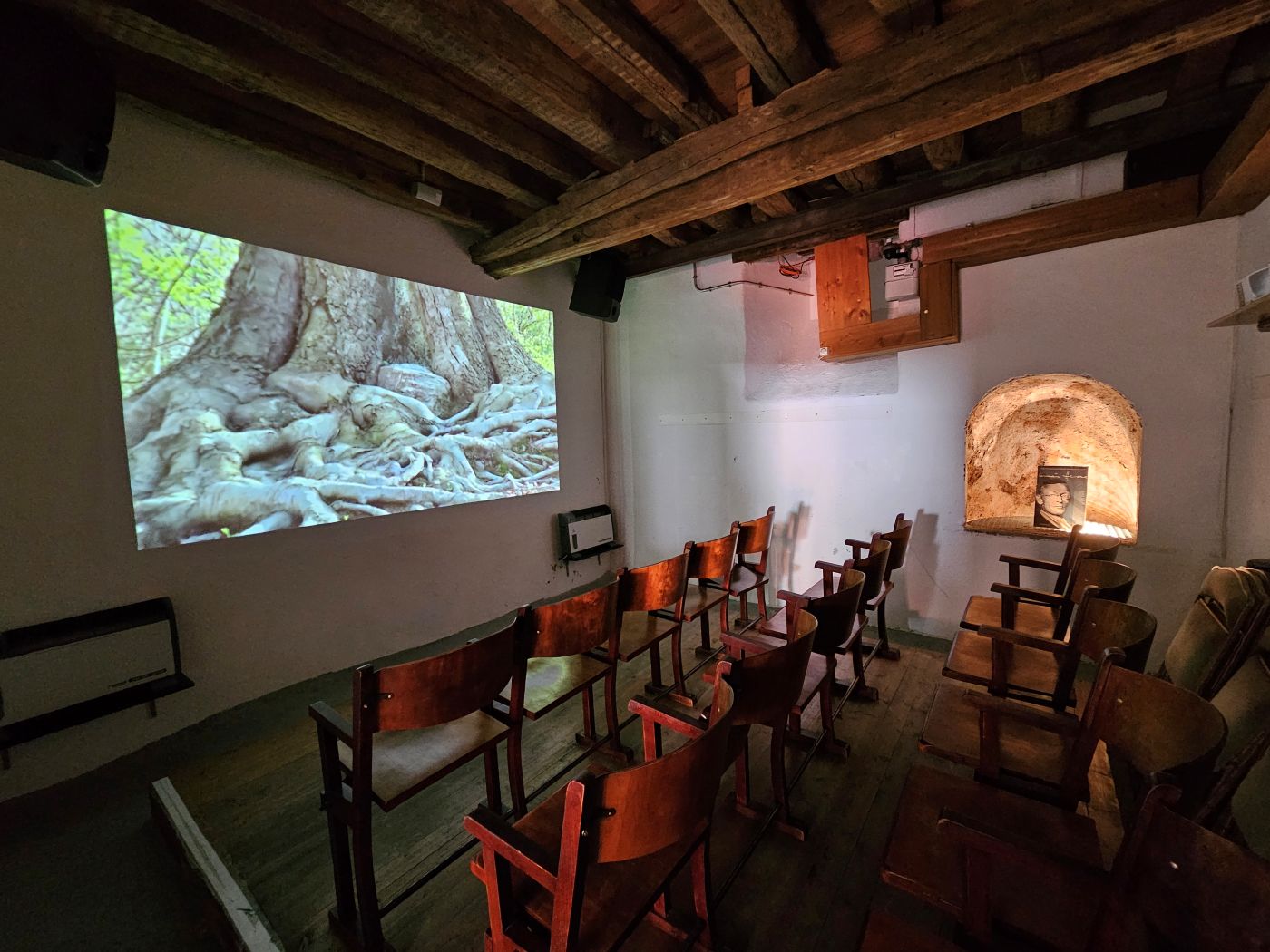 Kinoraum im Hermann Hesse Museum in Montagnola, Lugano