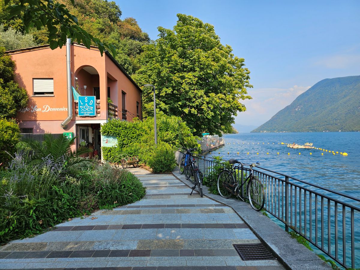 Lido San Demenico, zwischen Lugano und Gandria