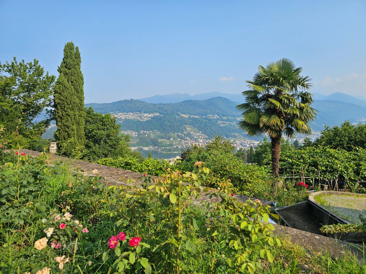 Blick über die Gärten von Montagnola