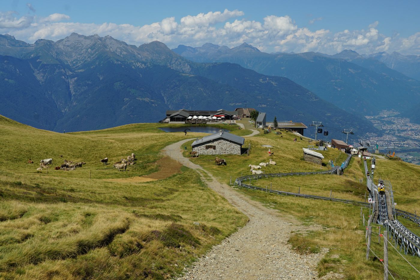 Panorama auf dem Monte Tamaro