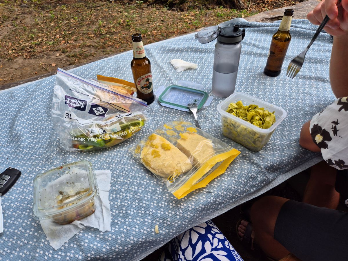 Picknick im Park von Ascona