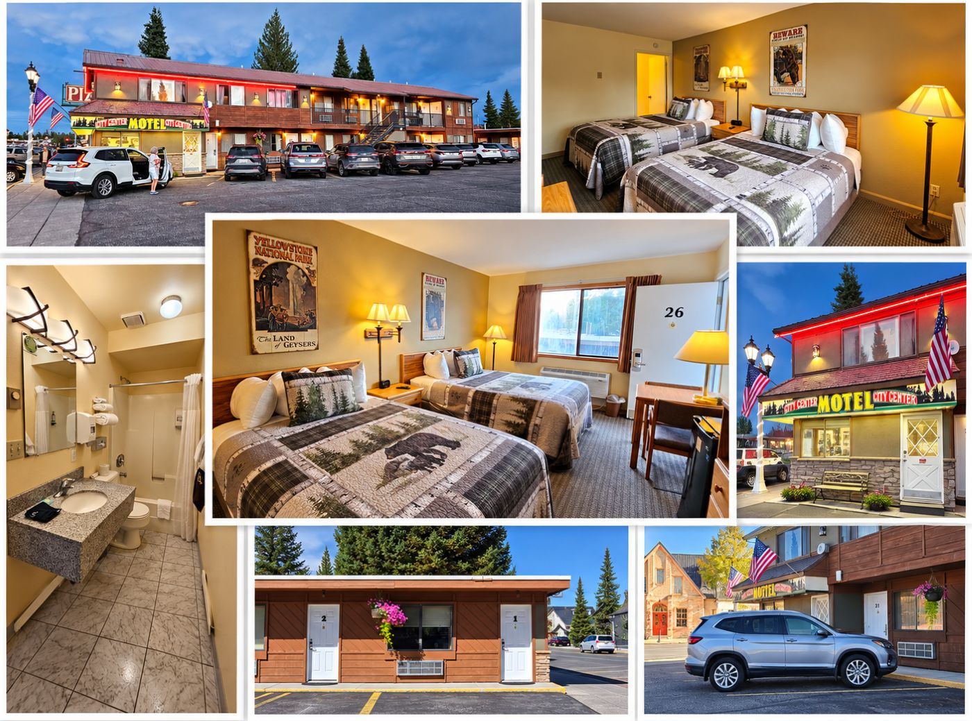 Unser Motel in West Yellowstone: Das City Center Motel