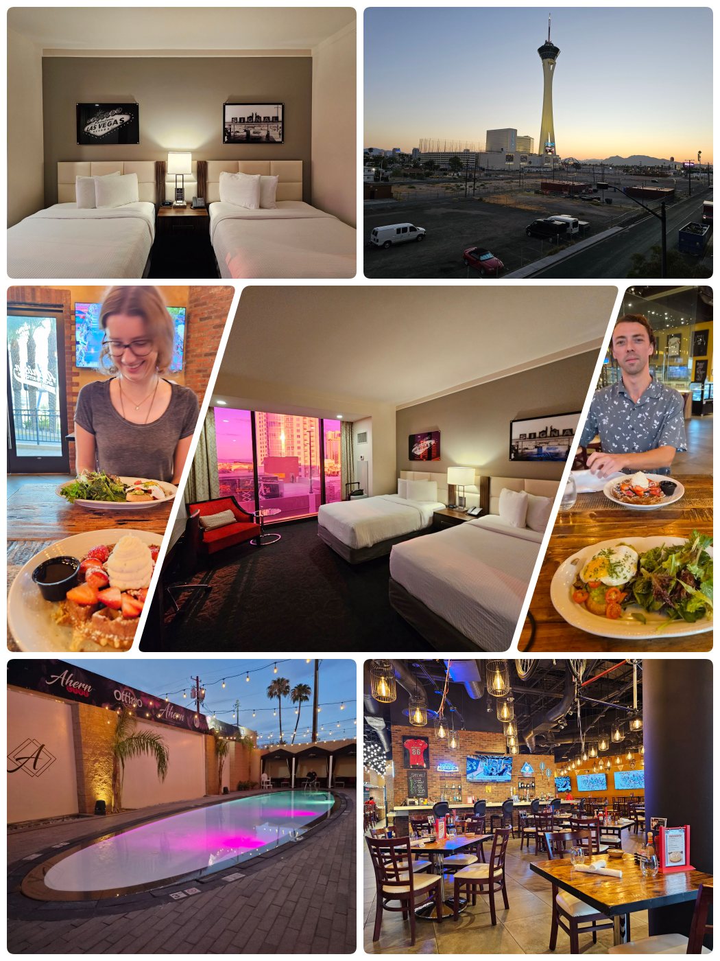 Unser Hotel in Las Vegas in ruhiger Lage am Südende des Strip: Ahern Hotel
