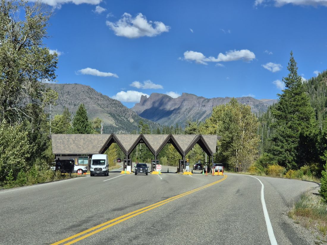 East Entrance (Osteingang) am Yellowstone Nationalpark