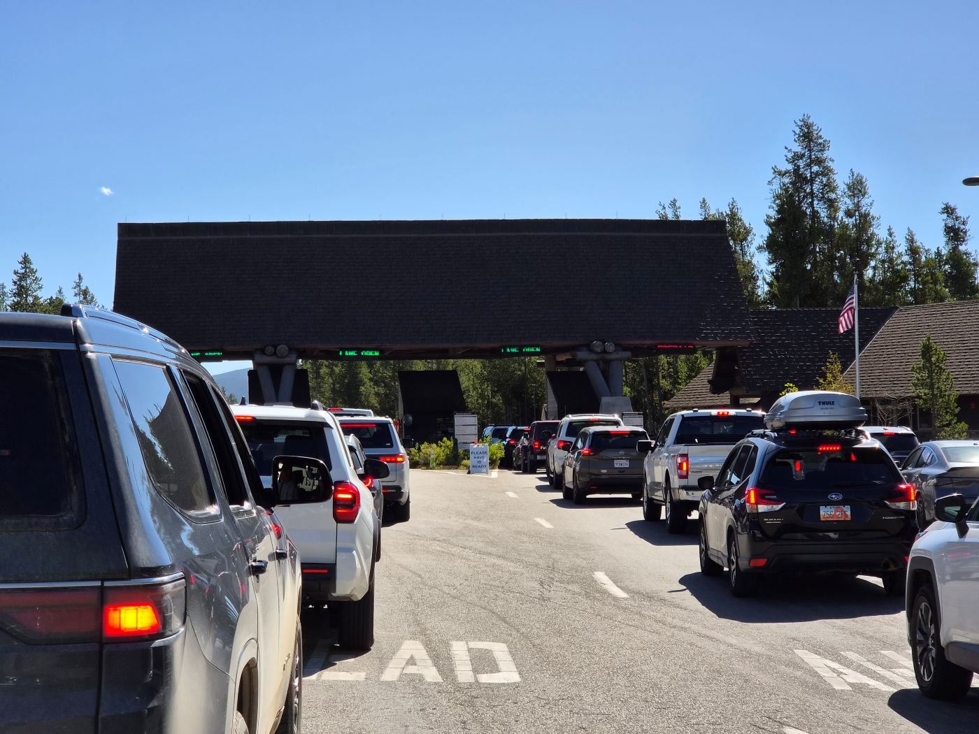 West Entrance in den Yellowstone Nationalpark
